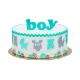 It's A Boy Fondant Chocolate Cake চকলেট কেক 1 kg